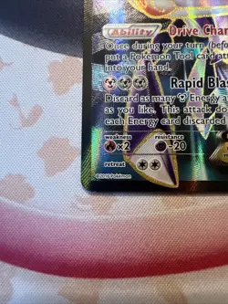 Genesect EX (Full Art) 120/124 Fates Collide Holo NM TCG Pokemon - Image 3