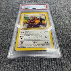 Pokemon Jungle Tauros 1999 1st Edition #47/64 NM PSA 7 Free Shipping! - Image 3