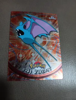 Topps Chrome 2000 Pokemon - #41 ZUBAT - TV Animation Series 1 Holo - Image 1