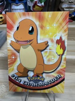 Charmander #04 Topps Pokemon TV Animation Edition - Image 1