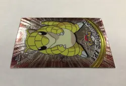 2000 Pokemon Topps Chrome SANDSHREW #27 Base Foil TV Animation Series Light Play - Image 4