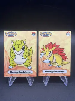 Shining Sandshrew Sandslash 2024 Pokemon Shiny Infinity Set US Seller - Image 1