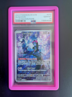 PSA 10 GEM MINT Munkidori SV Shrouded Fable Pokemon Illustration Rare 072/064 - Image 1
