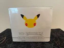Pokemon TCG 25th Anniversary Celebrations Elite Trainer Box ETB 820650809439 - Image 1