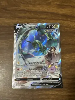 RAYQUAZA V FULL ALT ART 2021 POKEMON EVOLVING SKIES #194/203 - Image 1