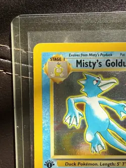 Misty’s Golduck Gym Challenge (1st Edition Holo) 12/132 Rare Pokemon NM - Image 2