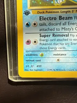 Misty’s Golduck Gym Challenge (1st Edition Holo) 12/132 Rare Pokemon NM - Image 3