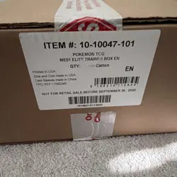 Pokemon MEO1 Mega Evolution FACTORY SEALED case Elite Trainer Boxes (10 ETBs) - Image 1