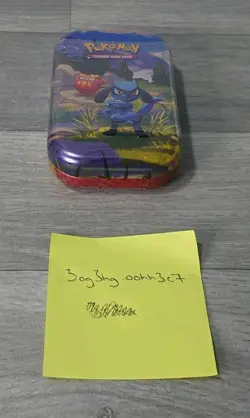 Pokemon TCG Mega Evolution Ascended Heroes Mini Tin Riolu Darumaka Sealed - Image 2