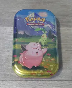 Pokemon TCG Mega Evolution Ascended Heroes Mini Tin Clefairy Chikorita Sealed - Image 1