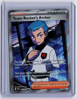 2025 Scarlet & Violet Series - Destined Rivals Team Rocket's Archer Ultra Rare - Image 1