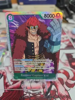 One Piece TCG Romance Dawn Eustass “Captain” Kid OP01-051 SR English NM - Image 1