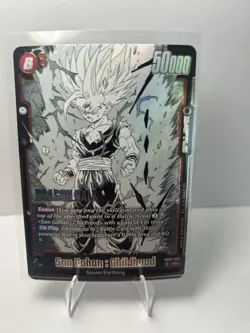 Dragon Ball Z Super Card Game SB02-008 SR Son Gohan:Childhood - Image 1