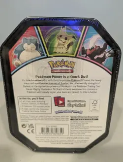 Pokemon TCG Tin mimikyu 3 Booster Packs Foil Card Exclusive Rare New Sealed - Image 2
