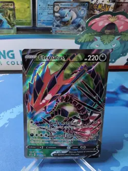 Eternatus V - SWSH044 - Pokemon Sword & Shield Promo Ultra Rare Holo Card NM - Image 1