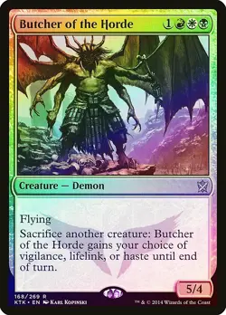 Butcher of the Horde FOIL Khans of Tarkir PLD Rare CARD ABUGames - Image 1