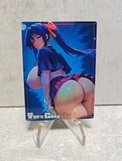 Akeno Himejima Trading Card Waifu Goddess Story Anime Girl holo Karte Manga Full - Image 1