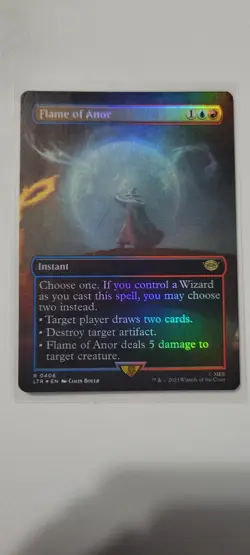 Flame of Anor (Borderless) the Lord of the Rings Middle-Earth Foil - Image 1