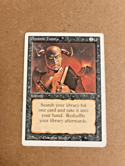 MTG Revised Demonic Tutor - Image 1