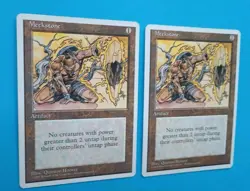 Magic the Gathering MTG Fourth (4TH) Editon MEEKSTONE X 4 LP/EX RARE 1995 Nice - Image 3
