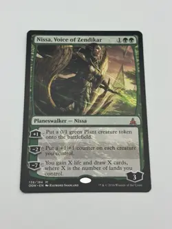 Nissa, Voice of Zendikar #138 (NM) Oath of the Gatewatch OGW Magic MTG - Image 1