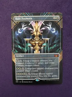 MTG Halo Fountain (285/547) Borderless Streets of New Capenna NM - Image 1