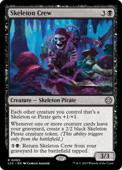 Skeleton Crew - 85 - The Lost Caverns of Ixalan Commander- Near Mint - MTG - Image 1