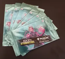 MAGIC THE GATHERING EDGE OF ETERNITIES PROMO BOOSTER PACK LOT OF 6 - Image 1