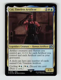 Cid, Timeless Artificer (0416)*Foil* FIN 416 NM - Image 1