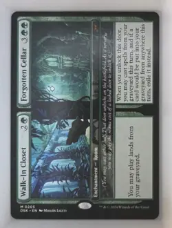 Walk-In Closet/Forgotten Cellar 205 Duskmourn:House of Horror Mythic NM MTG 2024 - Image 1