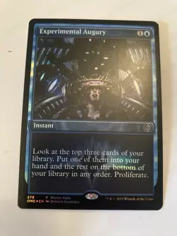 1x MTG Foil - Experimental Augury 278 Promo Pack: Phyrexia: All Will Be One NM - Image 1