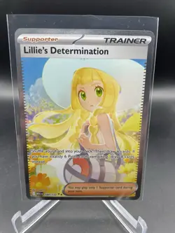 Pokemon Mega Evolution Lillie’s Determination 184/132 Special Illustration Rare - Image 1