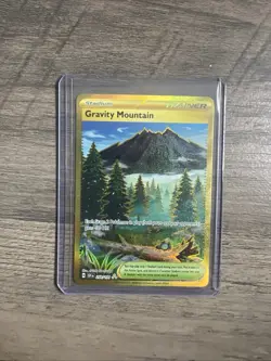 Gravity Mountain 250/191 Surging Sparks Pokemon English Gold Hyper Rare 2024 - Image 1