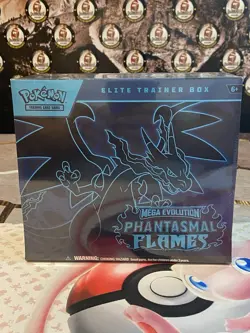 Pokemon TCG Mega Evolution: Phantasmal Flames – Elite Trainer Box – ETB – Sealed - Image 2