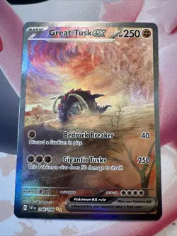 Great Tusk ex 246/198 Full Art SV1 EN Scarlet & Violet Pokemon Card NM - Image 1