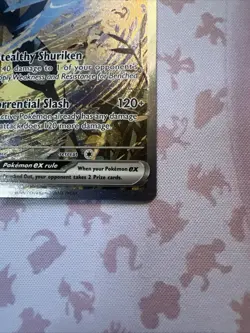 Greninja ex 132 Pokemon Shrouded Fable Black Star Promo Alt Art NM - Image 2