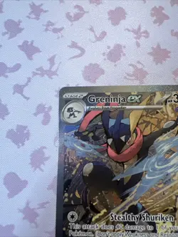 Greninja ex 132 Pokemon Shrouded Fable Black Star Promo Alt Art NM - Image 4