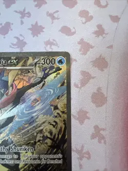 Greninja ex 132 Pokemon Shrouded Fable Black Star Promo Alt Art NM - Image 5
