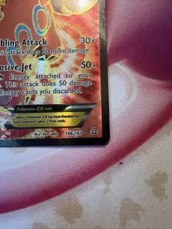 Camerupt EX (Full Art) 146/160 XY Primal Clash Holo Pokemon Card - Image 2