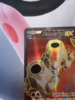 Camerupt EX (Full Art) 146/160 XY Primal Clash Holo Pokemon Card - Image 4