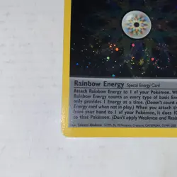 Pokemon TCG Rainbow Energy Team Rocket 17/82 Holo Unlimited Rare - Image 3