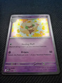 Pokemon TCG Whimsicott MEP 019 Phantasmal Flames Masterset Card - Image 3