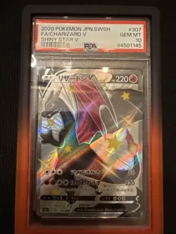 2020 Pokemon Japanese Swish Shiny Star V #307 Charizard V Gem Mint PSA 10 - Image 4
