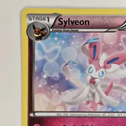 Sylveon 72/111 Rare XY Furious Fists LP Pokemon - Image 2