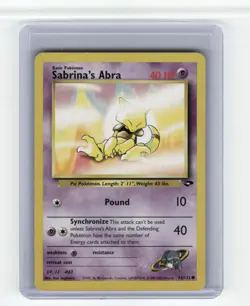Sabrina's Abra (93) Gym Challenge Common Pokemon Near Mint or Better - Image 1