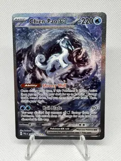 Pokemon Paldea Evolved - 261/193 Chien-Pao ex - Special Illustration Rare - Image 1