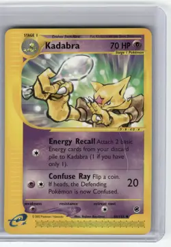 Kadabra Expedition Uncommon Pokemon Near Mint or Better - Image 1