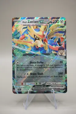 Hop's Zacian ex 111/159 Sv09: Journey Together Holo Pokemon - Image 1