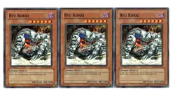 Yugioh- 3X Ryu Kokki - Common - 1st Edition - SDZW-EN011 - Near Mint - Image 1