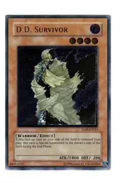 Yugioh- 1X D.D. Survivor - Ultimate Rare - Unlimited - TLM-EN023 - Moderate Play - Image 1
